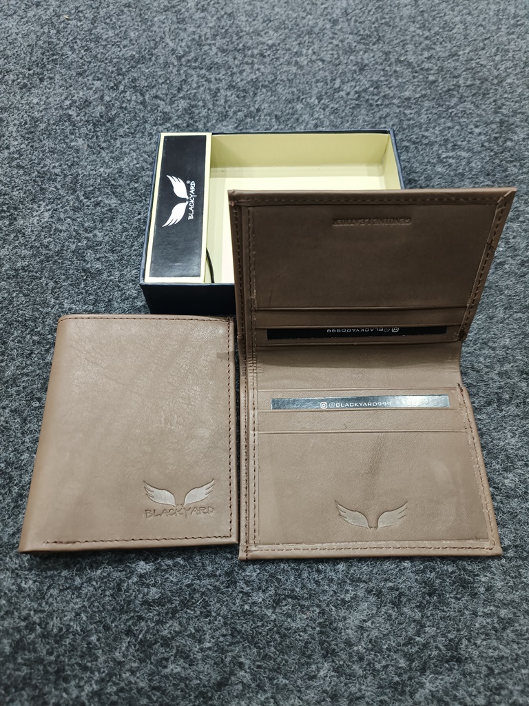 Wallet Brown Bi-Fold Leather